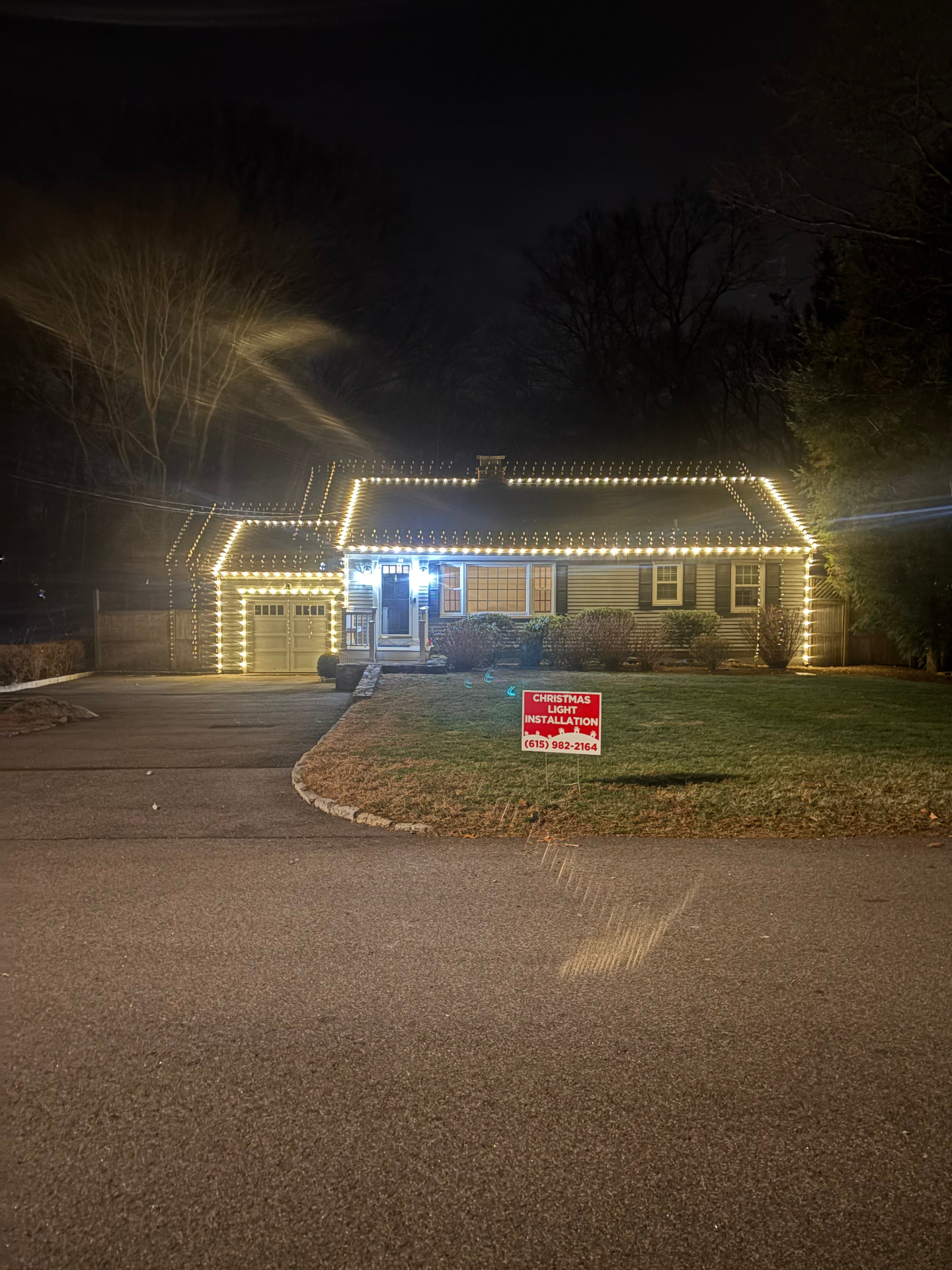 Christmas Light Installation